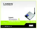 Preview for 1 page of Cisco Linksys WRT54GCV2 User Manual