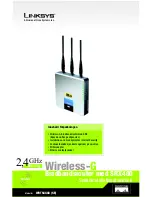 Предварительный просмотр 71 страницы Cisco LINKSYS WRT54GX4 Quick Installation Manual