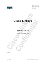 Cisco Linksys WRV54GP2M Specifications preview