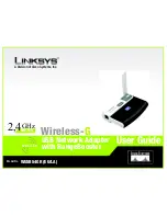 Preview for 1 page of Cisco LINKSYS WUSB54GR User Manual