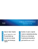 Cisco Linksys X2000 Quick Start Manual предпросмотр