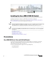 Предварительный просмотр 23 страницы Cisco MDS 9148V-K9 Hardware Installation Manual