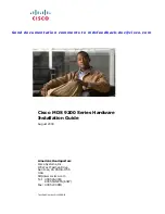 Предварительный просмотр 1 страницы Cisco MDS 9200 Series Installation Manual