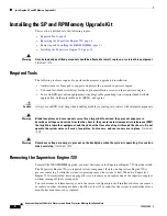 Предварительный просмотр 8 страницы Cisco MEM-MSFC2-512MB=  notes Installation Notes