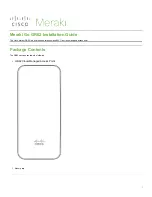 Cisco Meraki Go GR62 Installation Manual preview