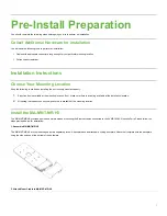 Preview for 3 page of Cisco MERAKI MA-MNT-MR-H3 Installation Manual