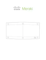 Предварительный просмотр 1 страницы Cisco MERAKI MR46E-HW Hardware Installation Manual