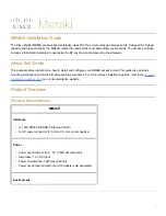 Предварительный просмотр 1 страницы Cisco Meraki MR46E Installation Manual