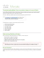 Preview for 1 page of Cisco MERAKI MR66 Manual