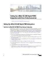 Preview for 1 page of Cisco Mitel SX-200 Setting Up