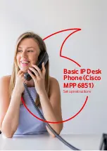 Cisco MPP 6851 Setup Instructions preview