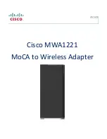 Cisco MWA1221 User Manual предпросмотр