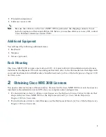 Preview for 3 page of Cisco MXE 3000 Hardware Installation Manual