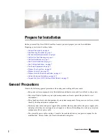 Preview for 1 page of Cisco N540-FH-AGG-SYS Prepare For Installation