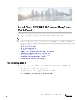 Cisco NCS 1000 Installation Manual preview