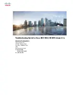 Предварительный просмотр 1 страницы Cisco NCS 1002 Troubleshooting Manual