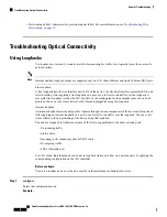 Предварительный просмотр 28 страницы Cisco NCS 1002 Troubleshooting Manual