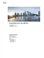 Cisco NCS 1004 Command Reference Manual предпросмотр