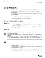 Предварительный просмотр 161 страницы Cisco NCS 2000 series Troubleshooting Manual