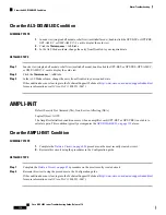 Предварительный просмотр 164 страницы Cisco NCS 2000 series Troubleshooting Manual