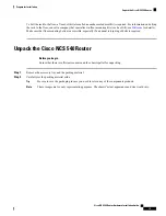 Preview for 25 page of Cisco NCS 540 Series Hardware Installation Manual