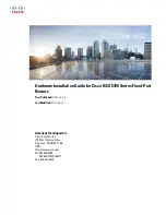 Cisco NCS 5700 Series Hardware Installation Manual предпросмотр