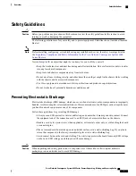 Предварительный просмотр 11 страницы Cisco NCS 6000 Unpacking, Moving, And Securing Manual