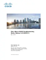 Cisco Nexus 1000V Troubleshooting Manual preview