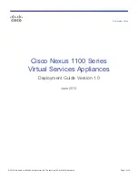 Предварительный просмотр 1 страницы Cisco Nexus 1110-S Deployment Manual