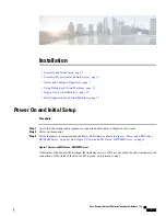 Preview for 1 page of Cisco Nexus 7000 Series Installation Manual