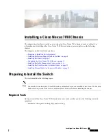 Preview for 1 page of Cisco Nexus 7018 Manual