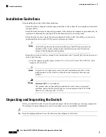 Preview for 16 page of Cisco Nexus 9358GY-FXP Hardware Installation Manual