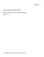 Предварительный просмотр 1 страницы Cisco Nexus 9372PX Configuration Manual