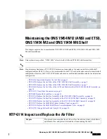 Preview for 1 page of Cisco ONS 15454 M6 Maintenance Manual