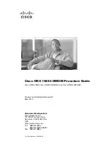 Cisco ONS 15454 Procedure Manual предпросмотр