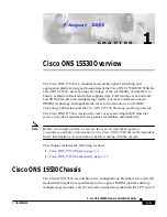 Cisco ONS 15530 Hardware Installation Manual предпросмотр