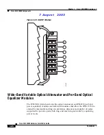 Предварительный просмотр 26 страницы Cisco ONS 15530 Hardware Installation Manual