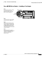 Предварительный просмотр 9 страницы Cisco PA-MC-T3 Installing And Removing