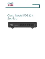 Preview for 1 page of Cisco PDS3241 Installation Manual