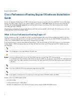 Предварительный просмотр 2 страницы Cisco Performance Routing Engine 5 Hardware Installation Manual