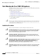 Предварительный просмотр 20 страницы Cisco Physical Access 1125 Appliance User Manual