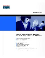 Preview for 1 page of Cisco PIX 501 Quick Start Manual