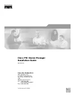 Cisco PIX 520 - PIX Firewall 520 Installation Manual preview