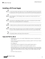 Preview for 8 page of Cisco PWR-C1-1100WAC Installing