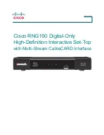 Cisco RNG150 User Manual preview