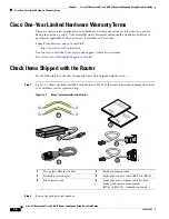 Preview for 2 page of Cisco Router Cisco 831 Quick Start Manual