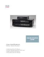 Предварительный просмотр 1 страницы Cisco RV016 - Small Business - 10/100 VPN Router Administration Manual