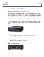 Cisco RV042 - Small Business Dual WAN VPN Router Datasheet preview