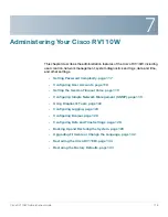 Preview for 116 page of Cisco RV110W Administration Manual