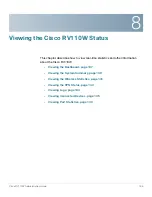 Preview for 136 page of Cisco RV110W Administration Manual